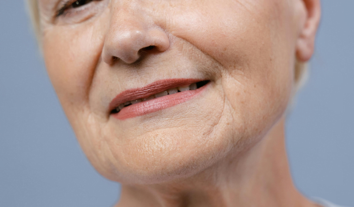 Código de barras. Arrugas encima del labio superior